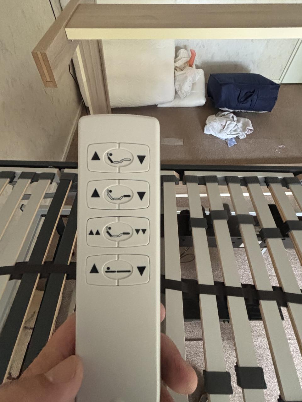 Electrische hoog/laag lattenbodem 90x200