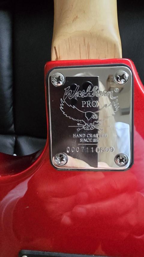 Super mooie en goede Vintage Wahburn gitaar