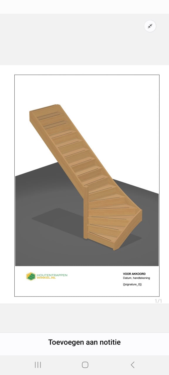Houten trap
