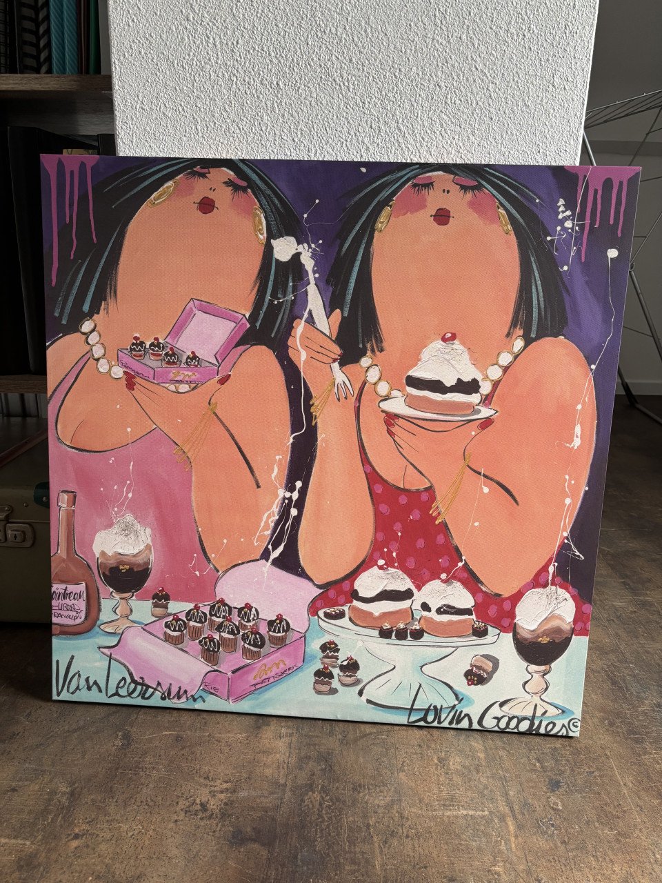 Schilderij Dikke Dames - El van Leersum