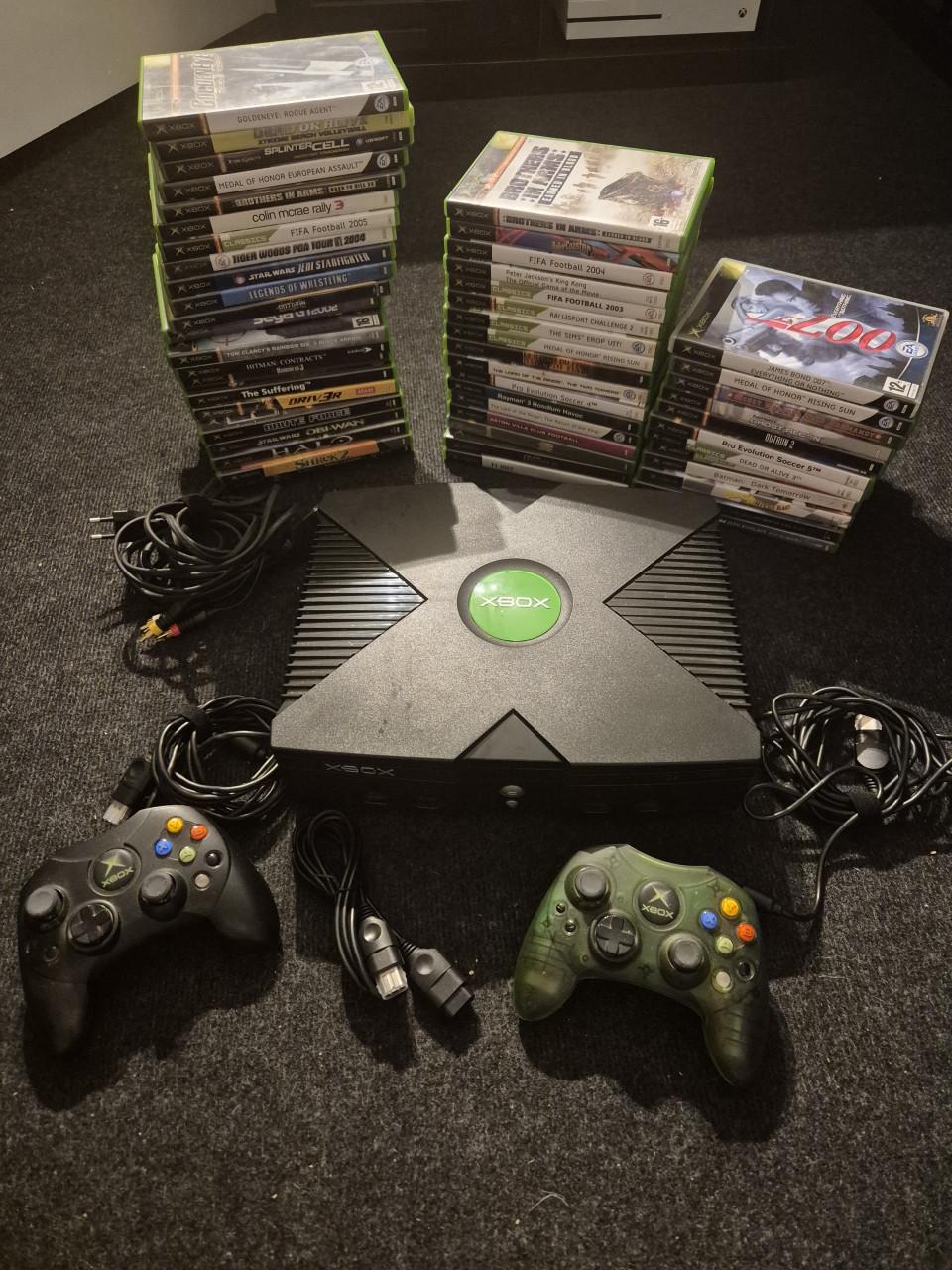 Xbox original met games