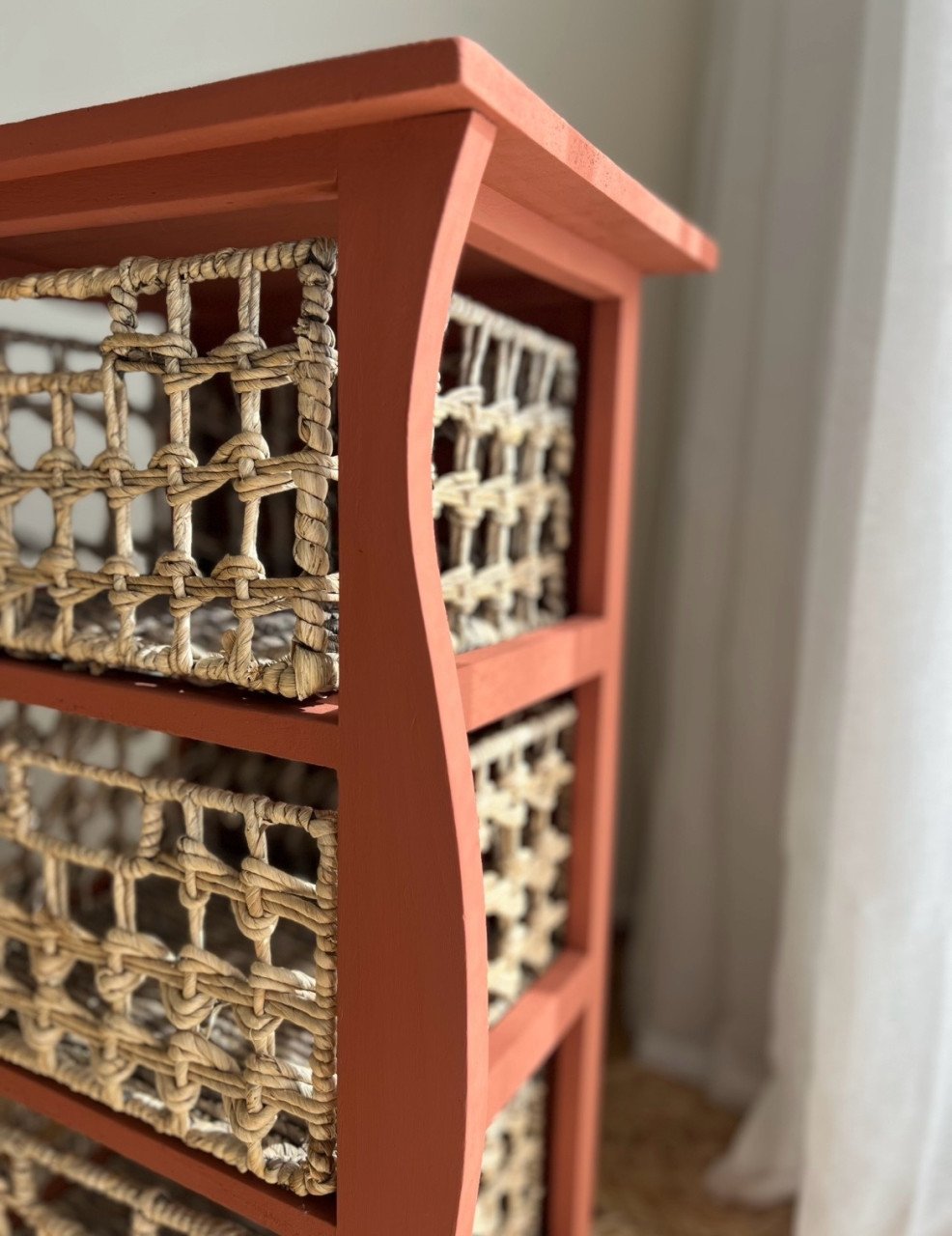 Rustiek kastje | terracotta & rotan | boho look