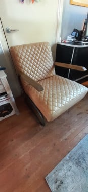 Fauteuil  runderleer