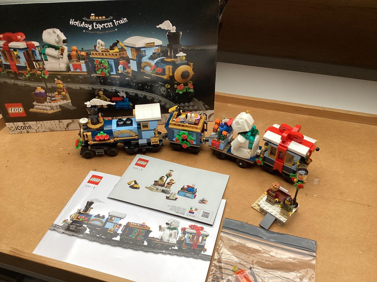 Lego Kerst Feesttrein 10361, 1x gebouwd, z.g.a.n.