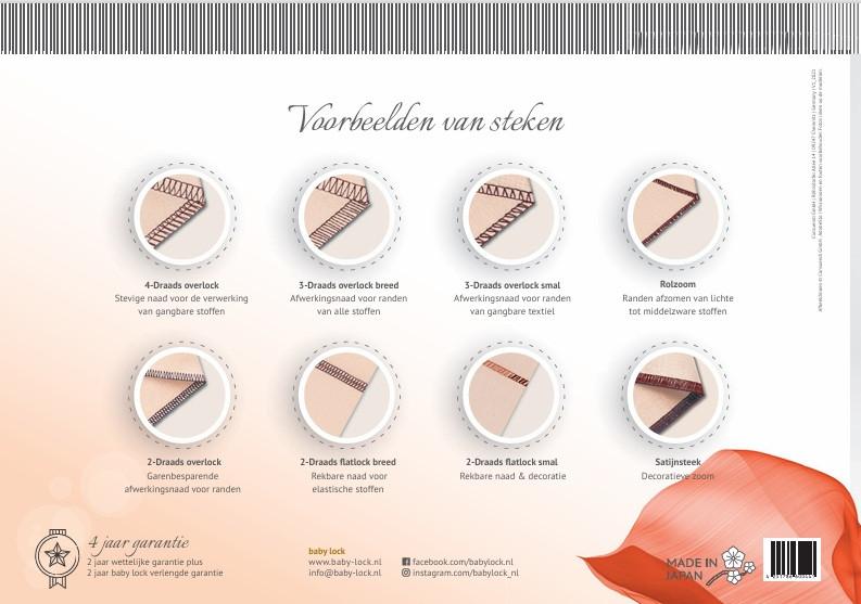 Babylock het merk van de lockmachines