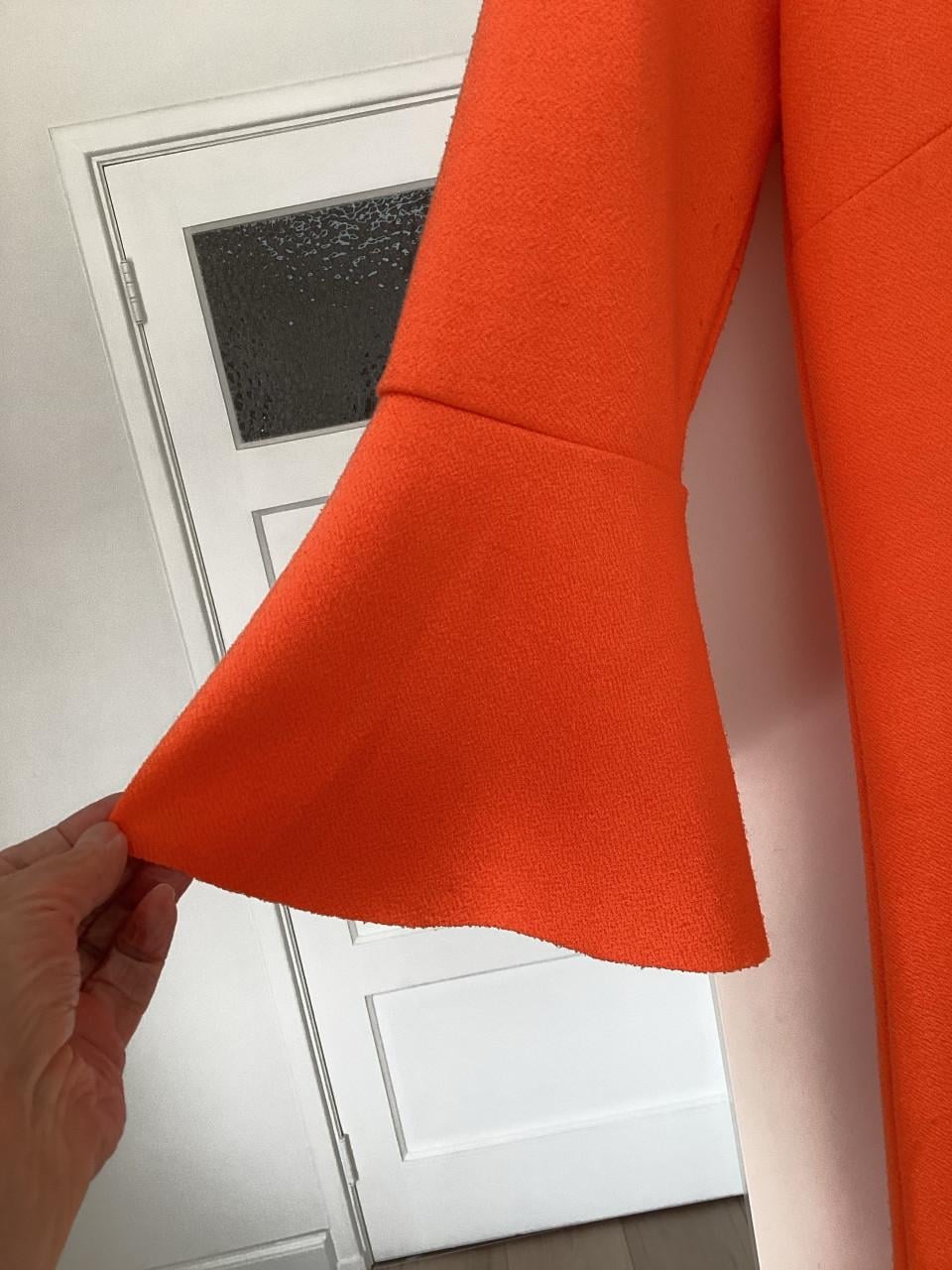 Leuk oranje jurkje leuk voor de zomer maat L