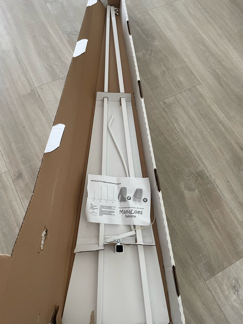 Piekstok voor klamboe babykamer