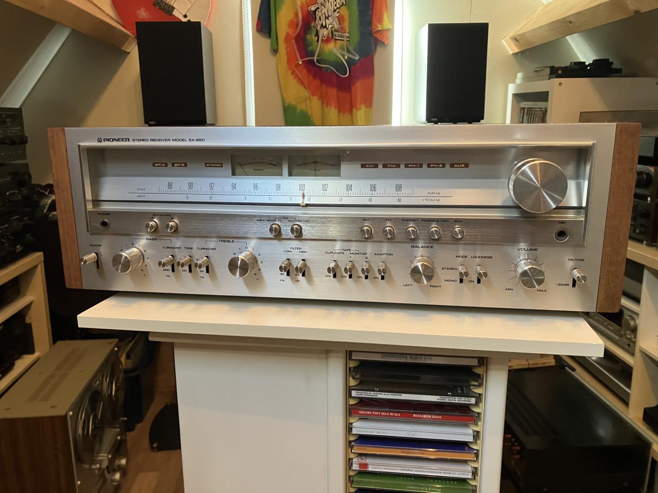 Pioneer SX-850 vintage receiver tuner versterker