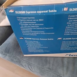 Espresso cappuccino apparaat nieuw in de verpakking