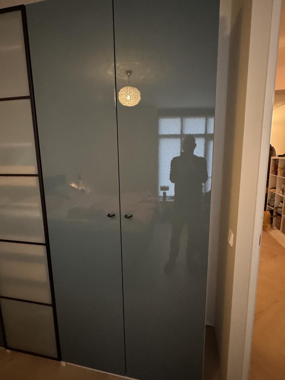 4 petrol IKEA kastdeuren