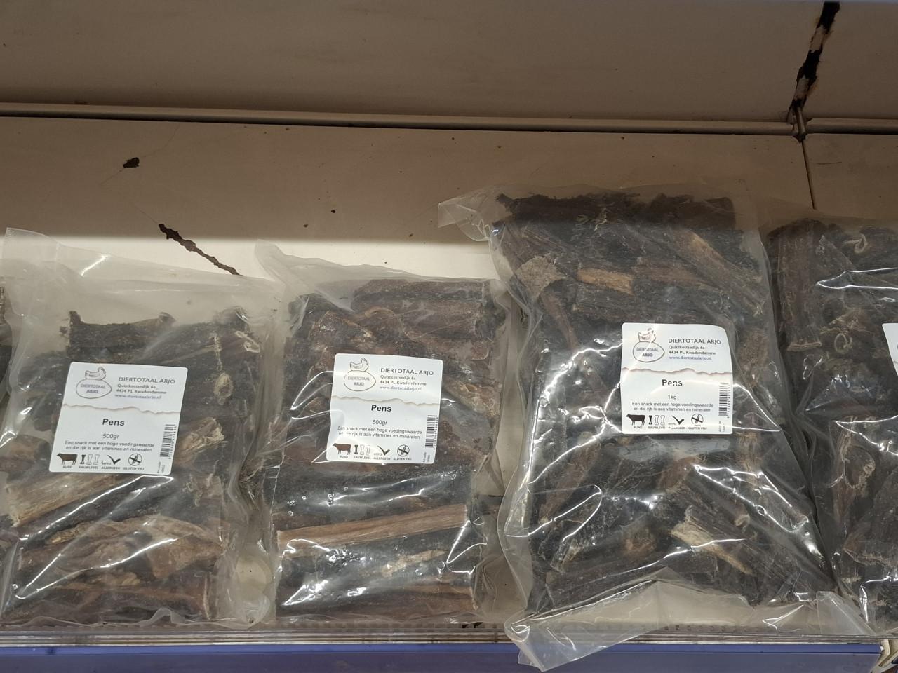 Hondenpens 1 kilo € 12,30