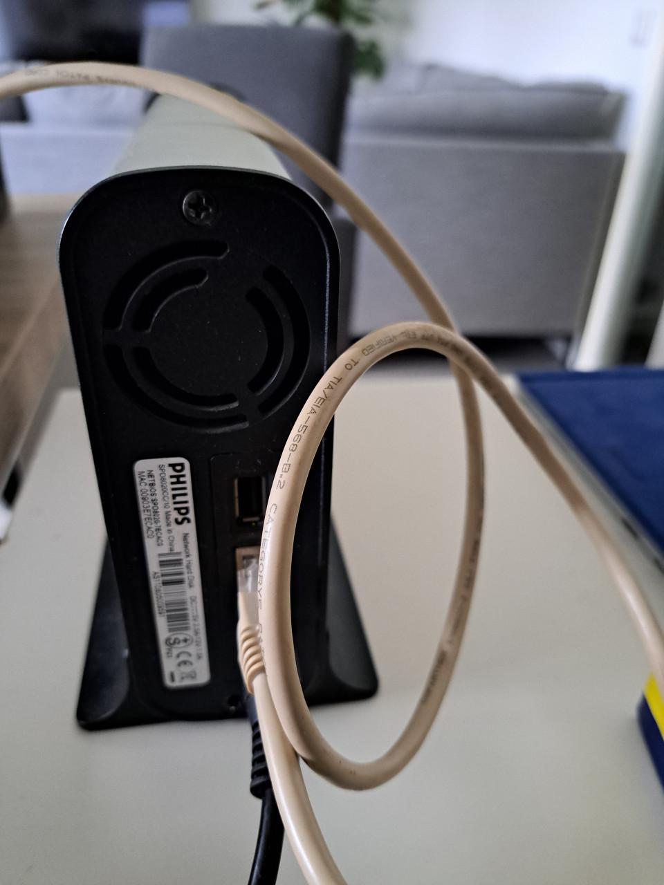 Philips 500gb netwerkdrive.