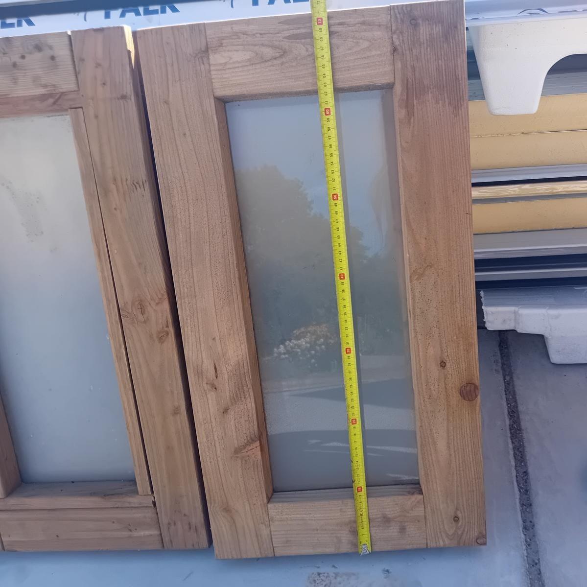 2 raampjes voor tuinhuisje / schutting