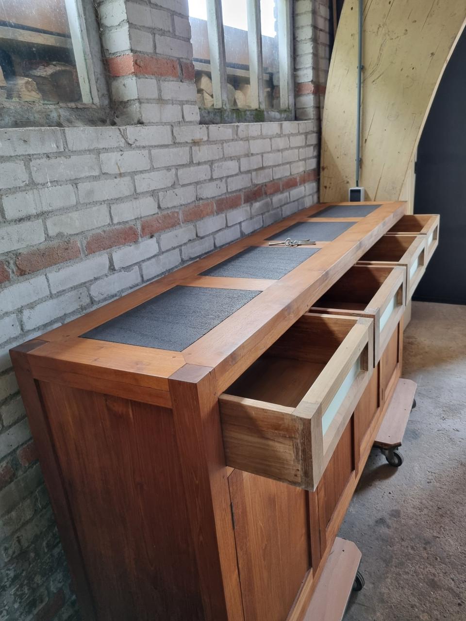 Dressoir - teakhouten set