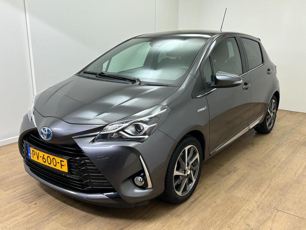 Toyota Yaris occasion 1.5 hybrid premium | airco | grijs | tweedehands toyo
