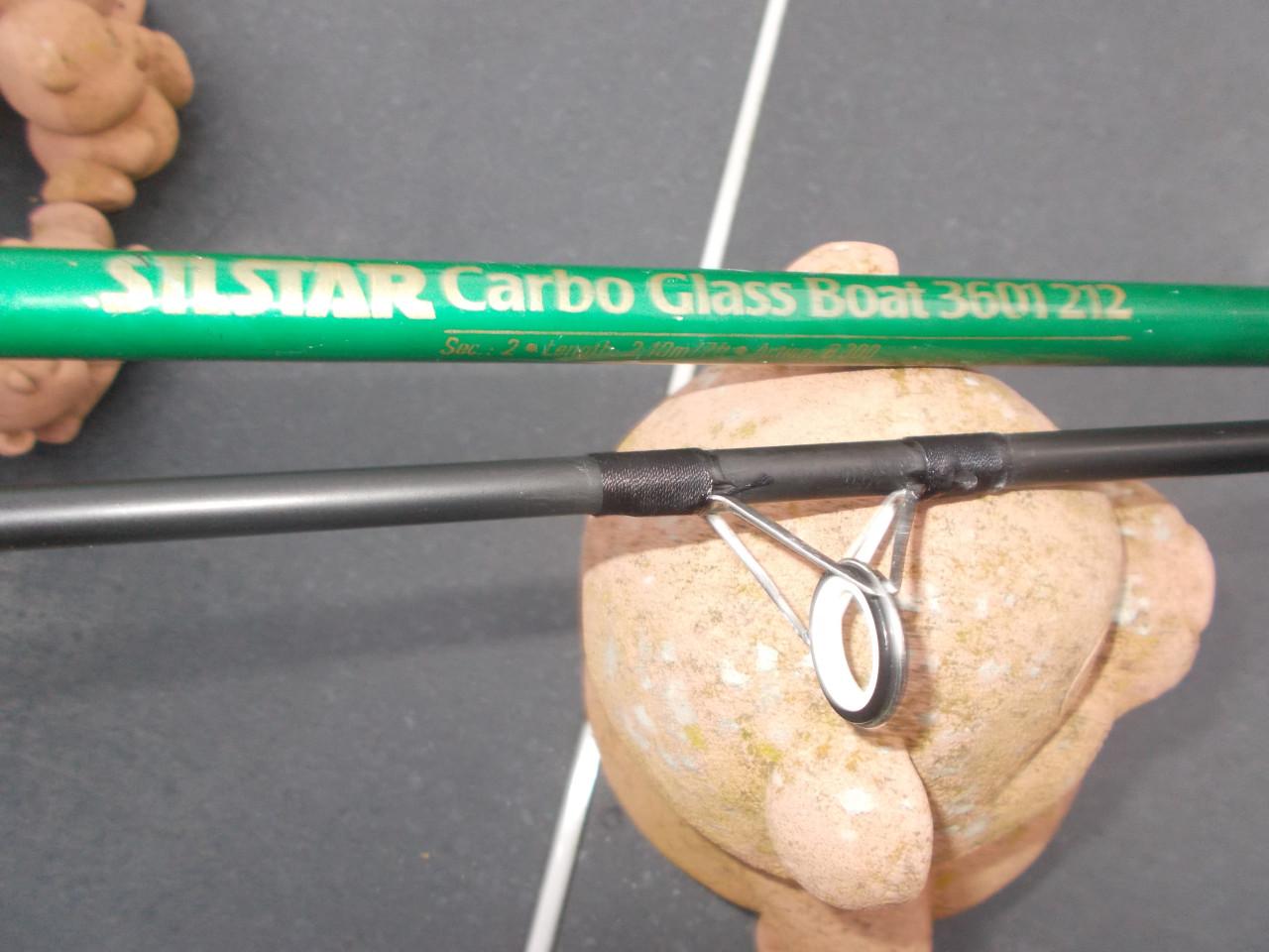 Tweedelige boothengel "SILSTAR Carbo Glasss Boat "210 cm w.g 300gr