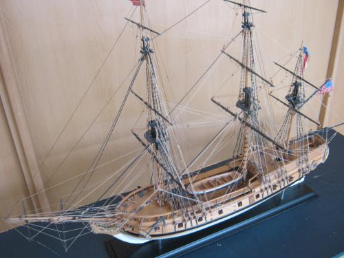 Scheepsmodel USS Rattlesnake.