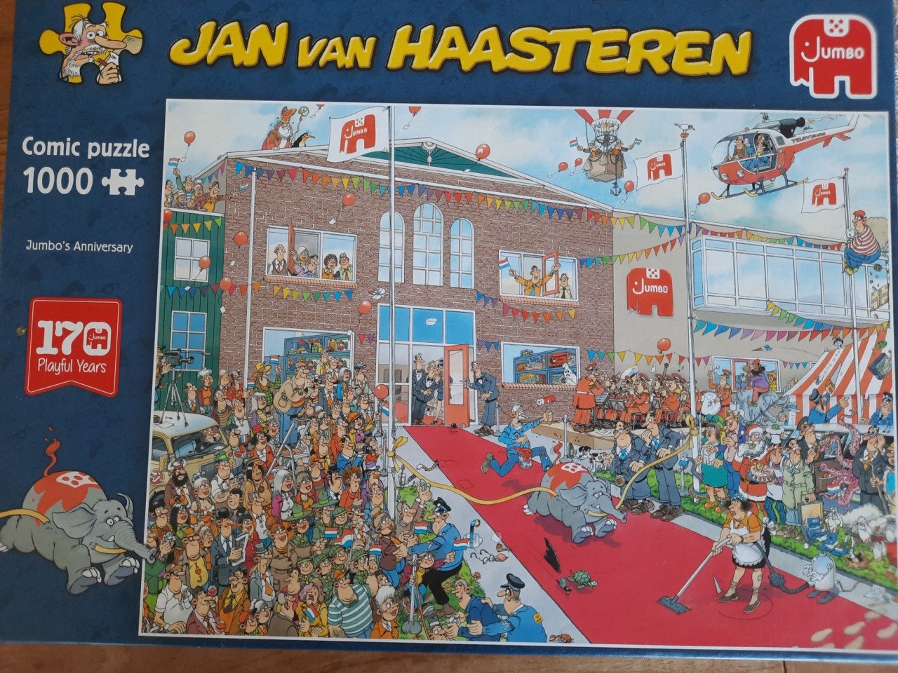 Jan van Haasteren puzzel 1000 st Jumbo's verjaardag