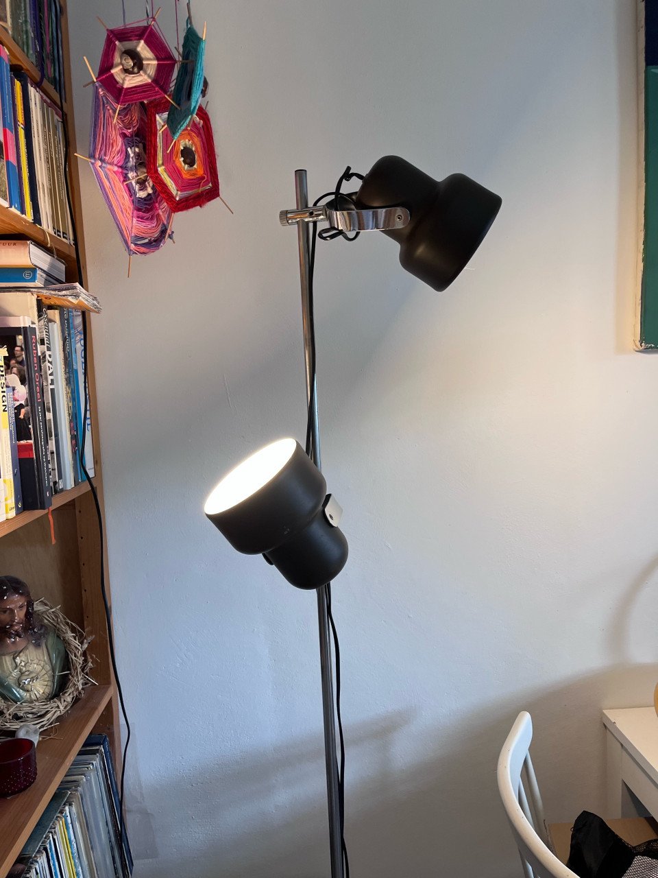 Leuke vintage staande lamp vloerlamp