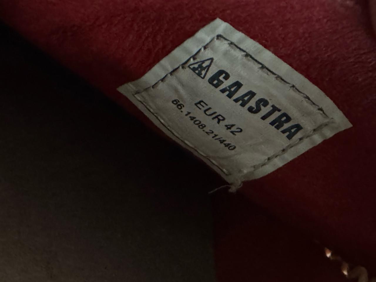 Mooie rode leren instappers van Gaastra in maat 42