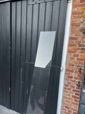 Douchewand glas
