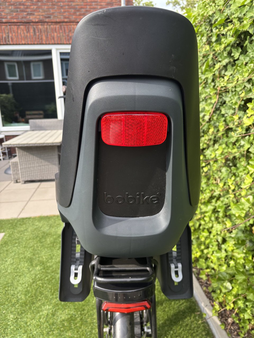 Bobike Fietsstoeltjes urban black + windscherm