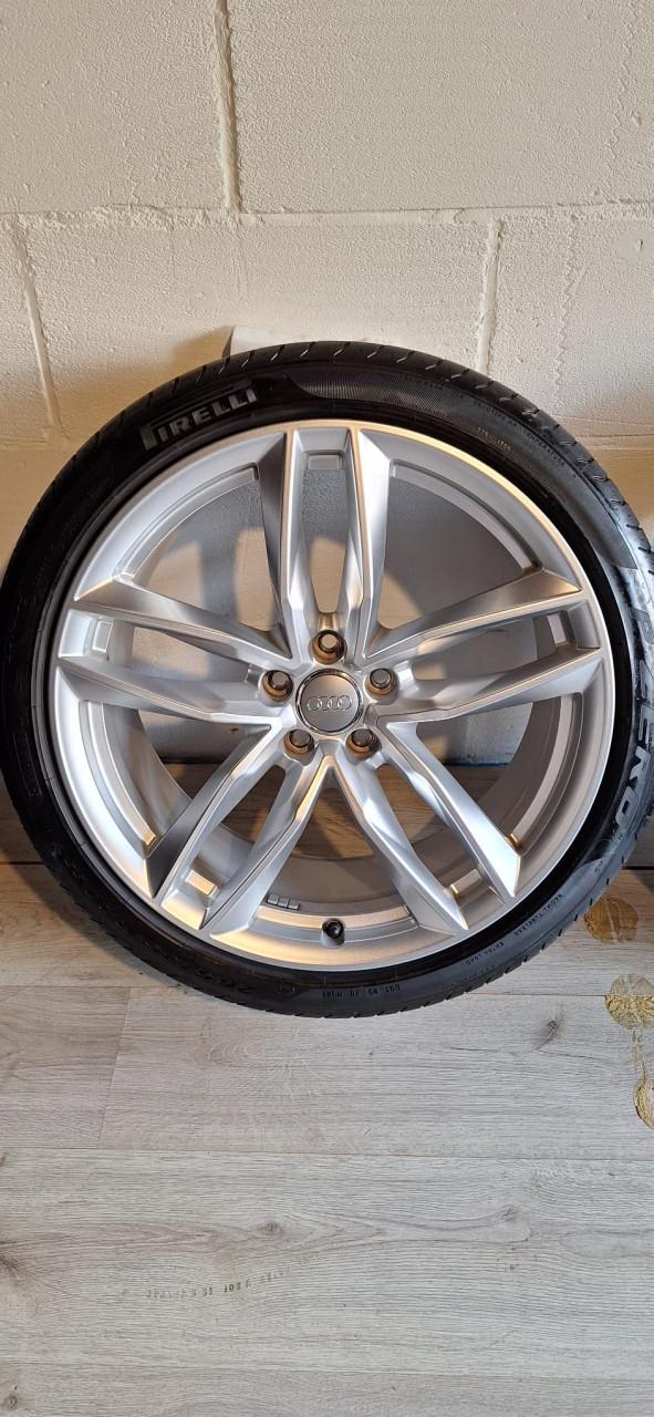 Originele Audi A6 S6 C7 20'' velgen + 7mm banden 4G9601025N