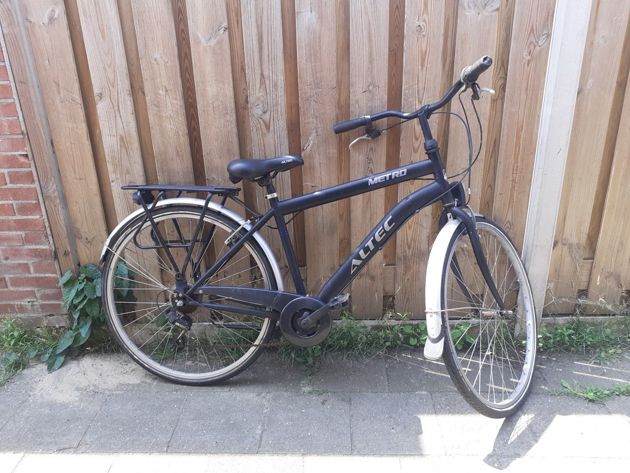 Super Lage heren / Jongensfiets ALTEC 28inch 47 cm frame - zwart