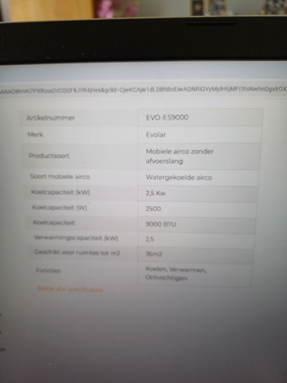 Airco mobiel zonder afvoerslang