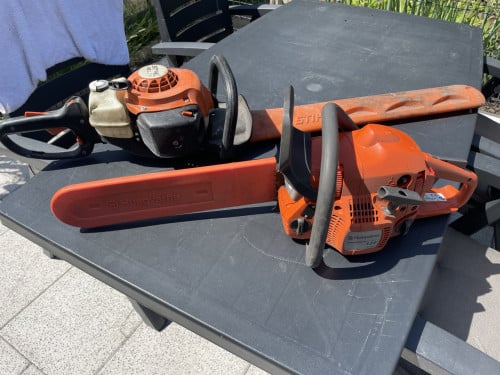 Kettingzaag en heggenschaar benzine