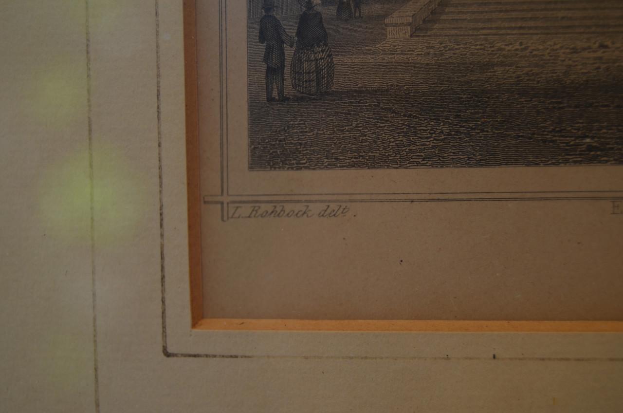 Staalgravure 1850 'de Kerk, Zeyst', Darmstadt