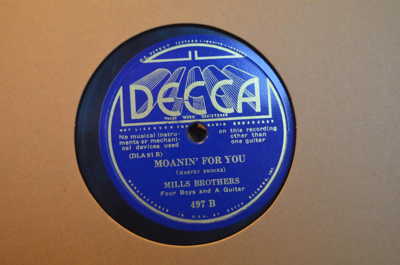 Bijzondere 78rpm Mills Brothers (2)