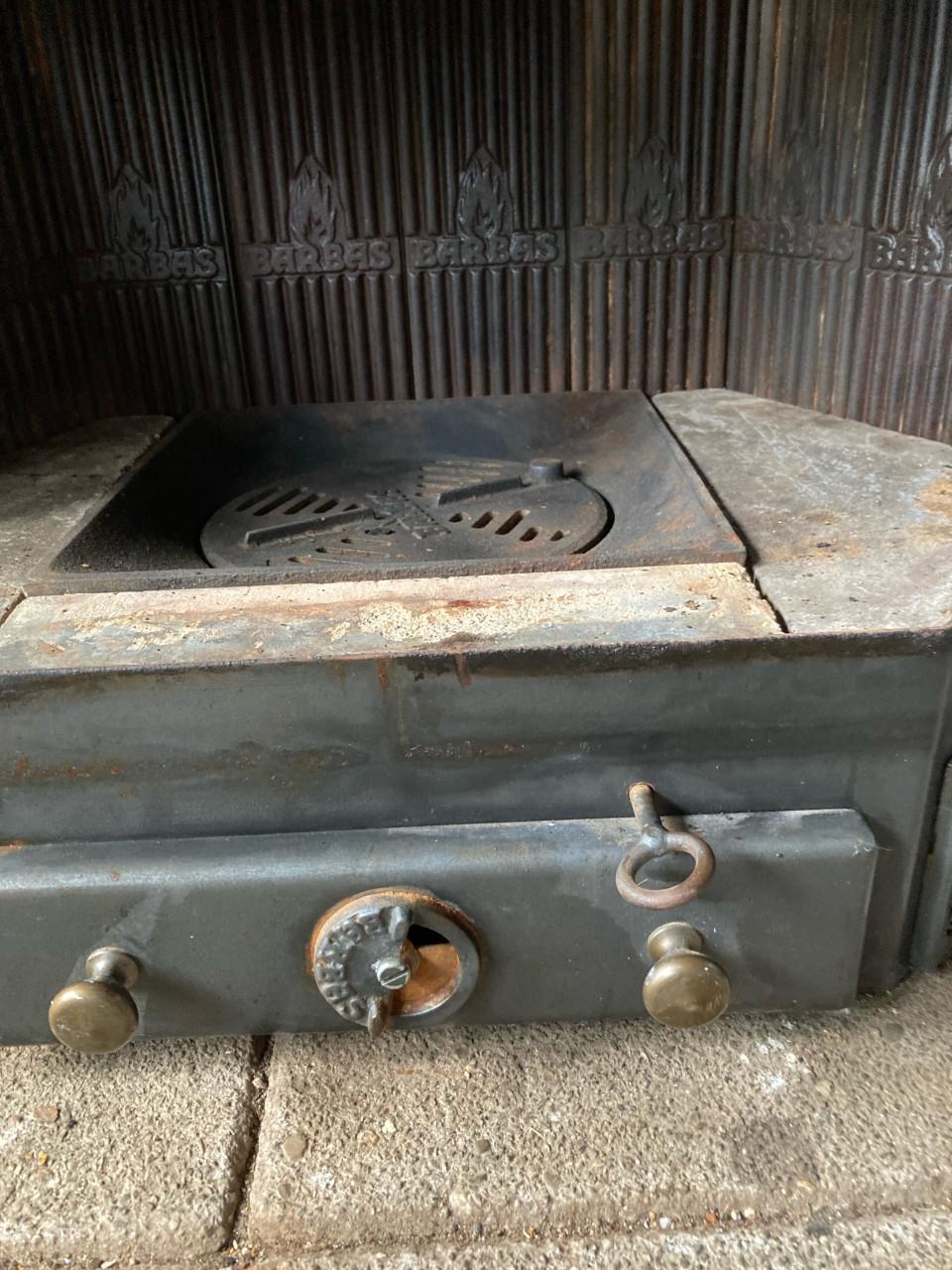 Houtkachel, Barbas inbouw