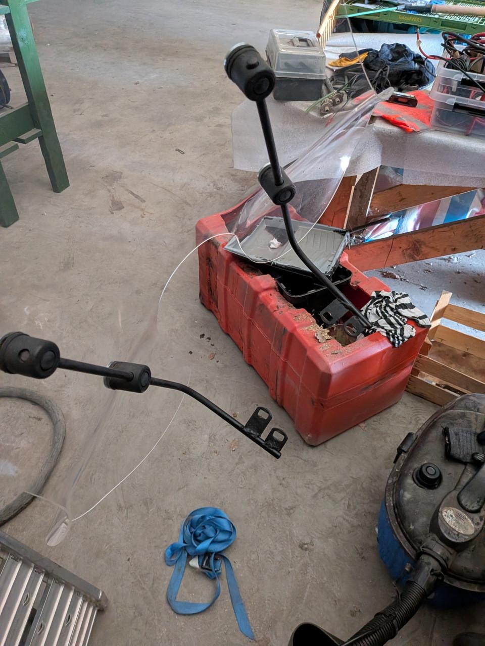 Scooter wind scherm