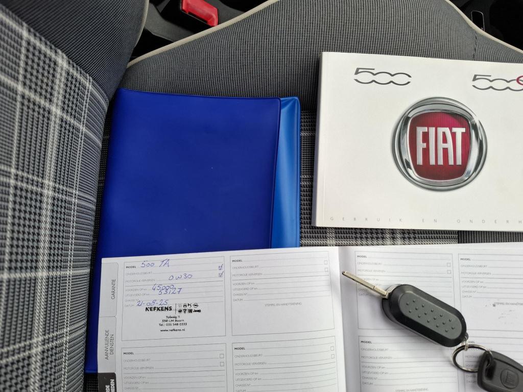Fiat 500 twinair turbo collezione glazen schuifdak/nav/lmv