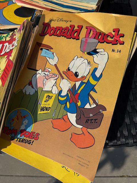 Donald Ducks verschillende jaren variërend ’67 tot ’86
