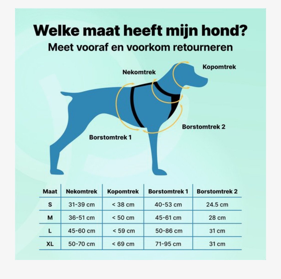 Hondentuig xl