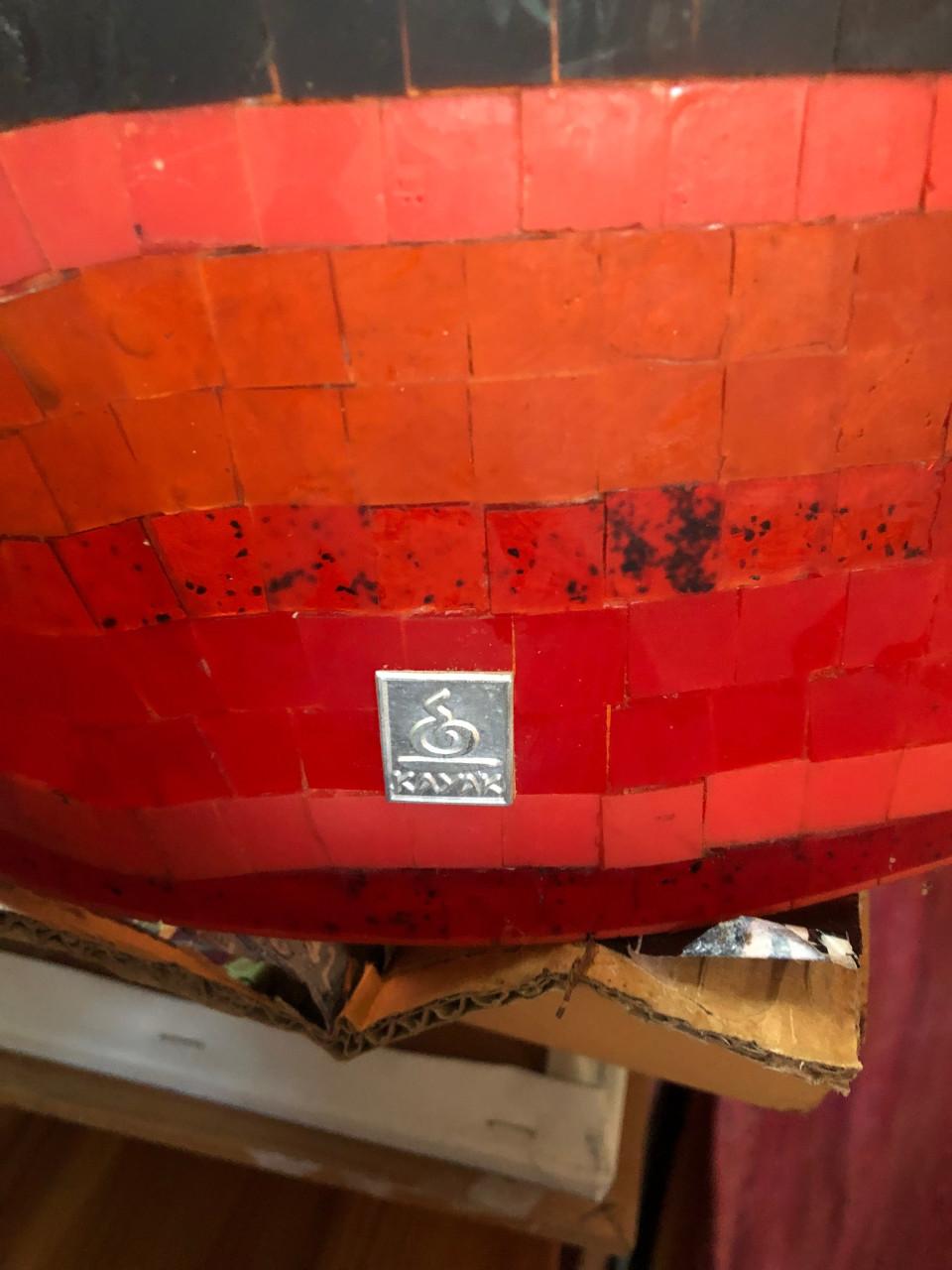 Hanglamp mozaïk "kayak"