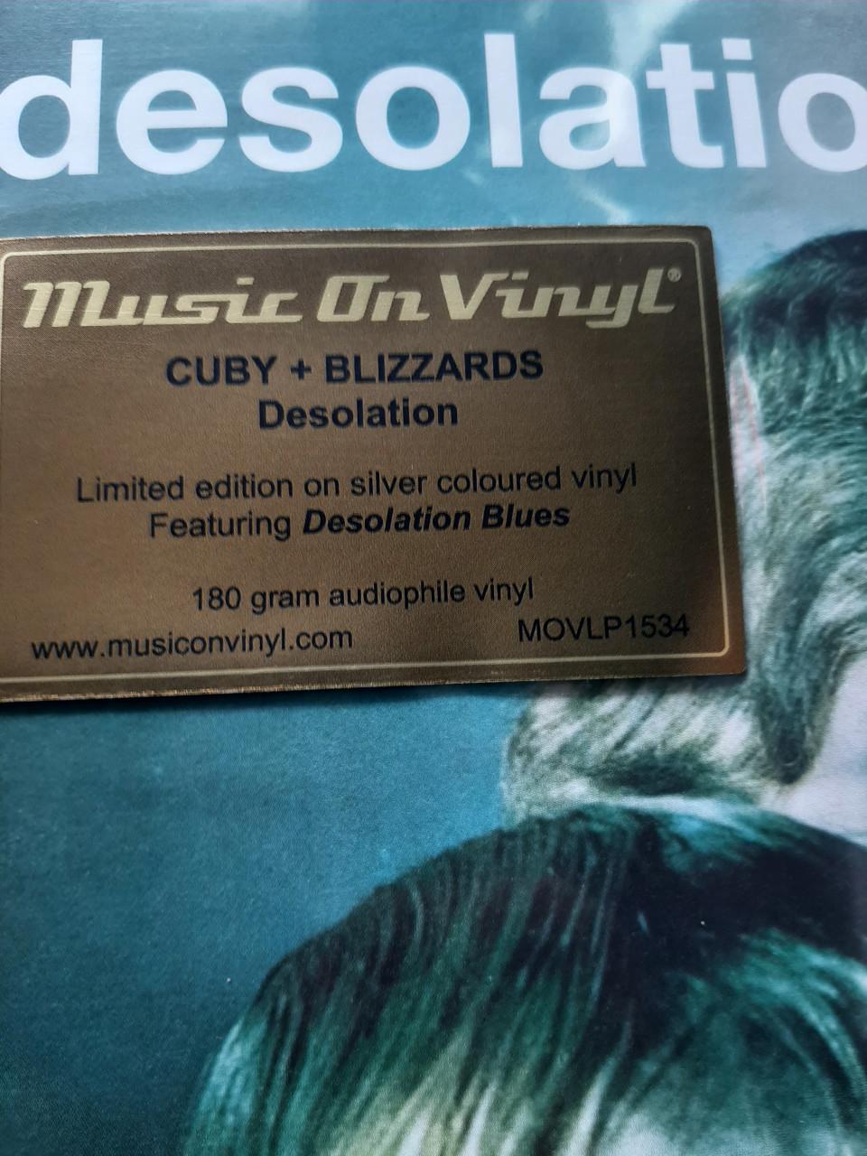 CUBY AND THE BLIZZARDS - DESOLATION ( silver vinyl )