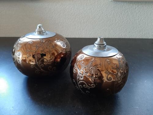 2 nieuwe olielampen