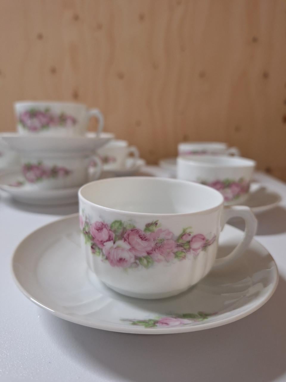 9 brocante kop en schotels Merk DG Epiage