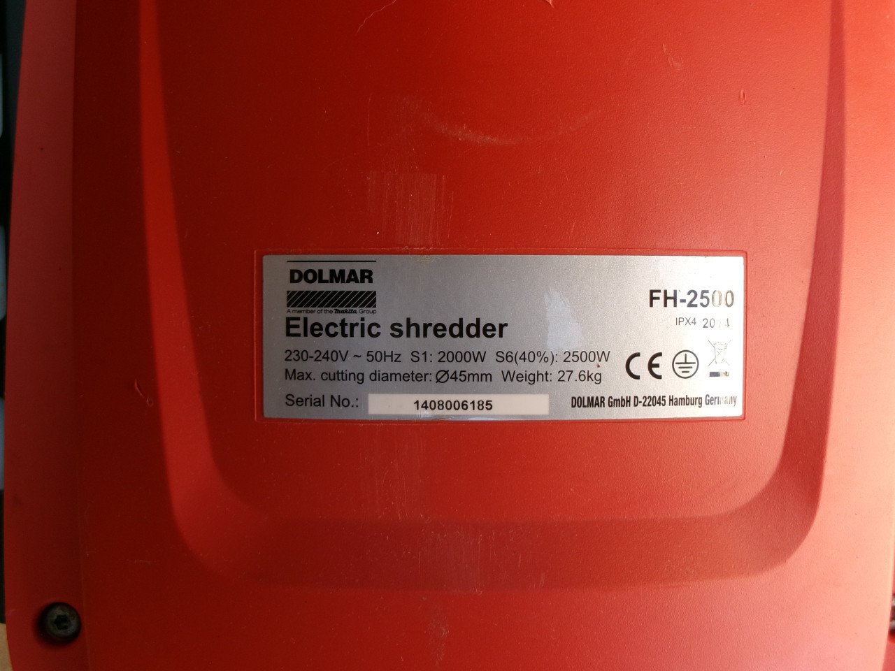 Dolmar/Makita Hakselaar