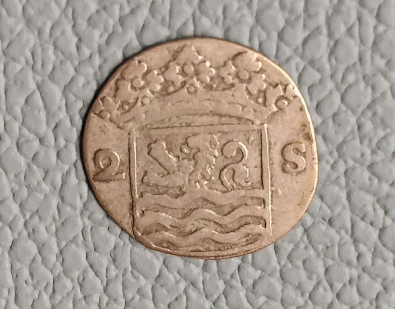 1731 / ZILVER / Dubbele Wapenstuiver Zeeland