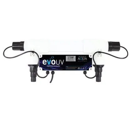 Evolution Aqua EVO UV 15 watt uvc lamp zweefalg