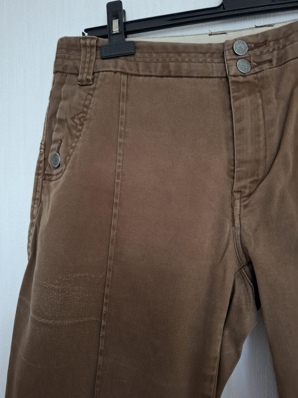 Didi broek met leuke details. Bruin. Maat 44. Gedragen.