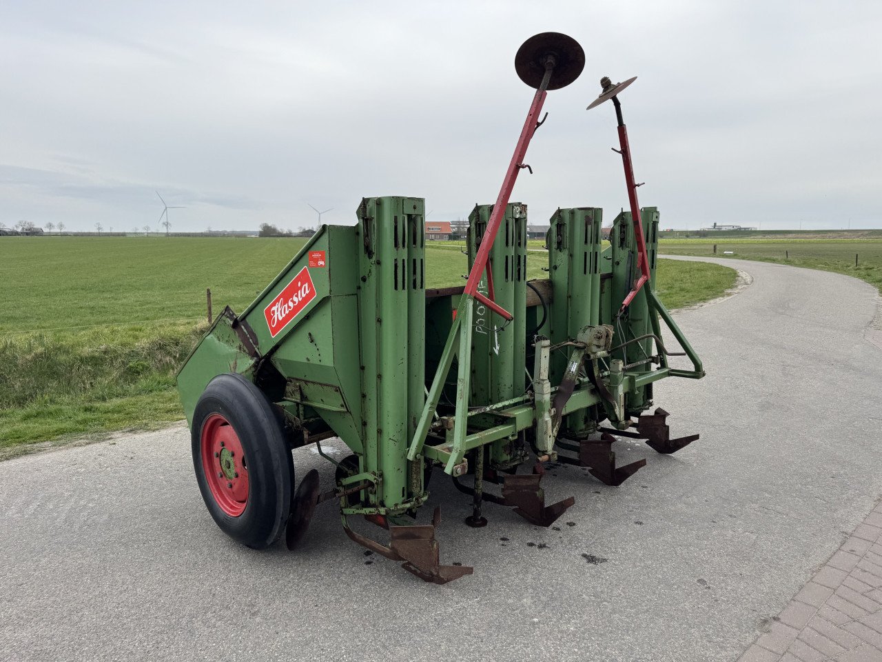 Hassia GLB 4 4 rijige aardappelpoter
