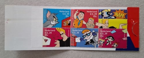 Postzegelboekje Cartoons 2001 Postfris