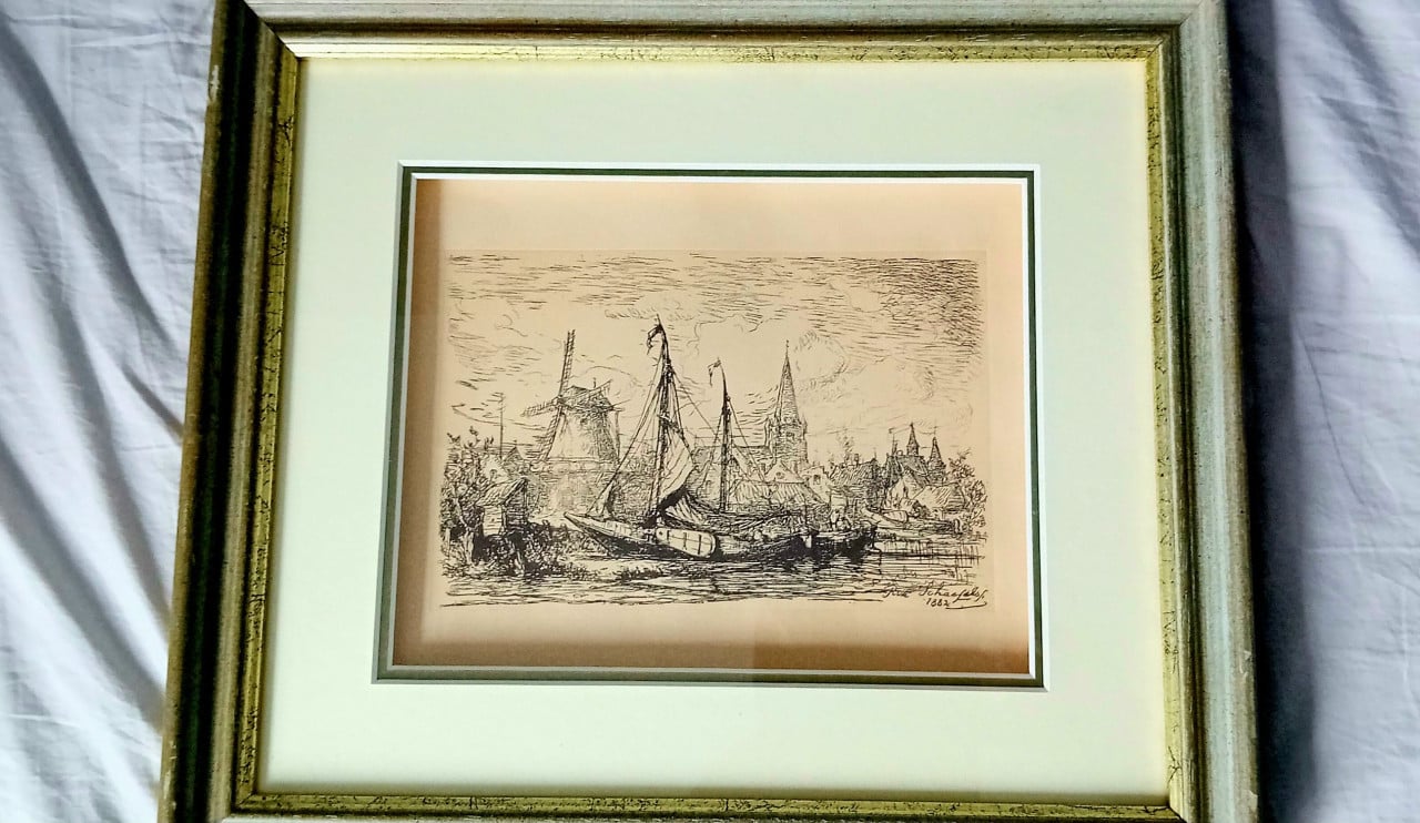 Rik Schaefels, 1882,  hoogaaarzen voor arnemuiden