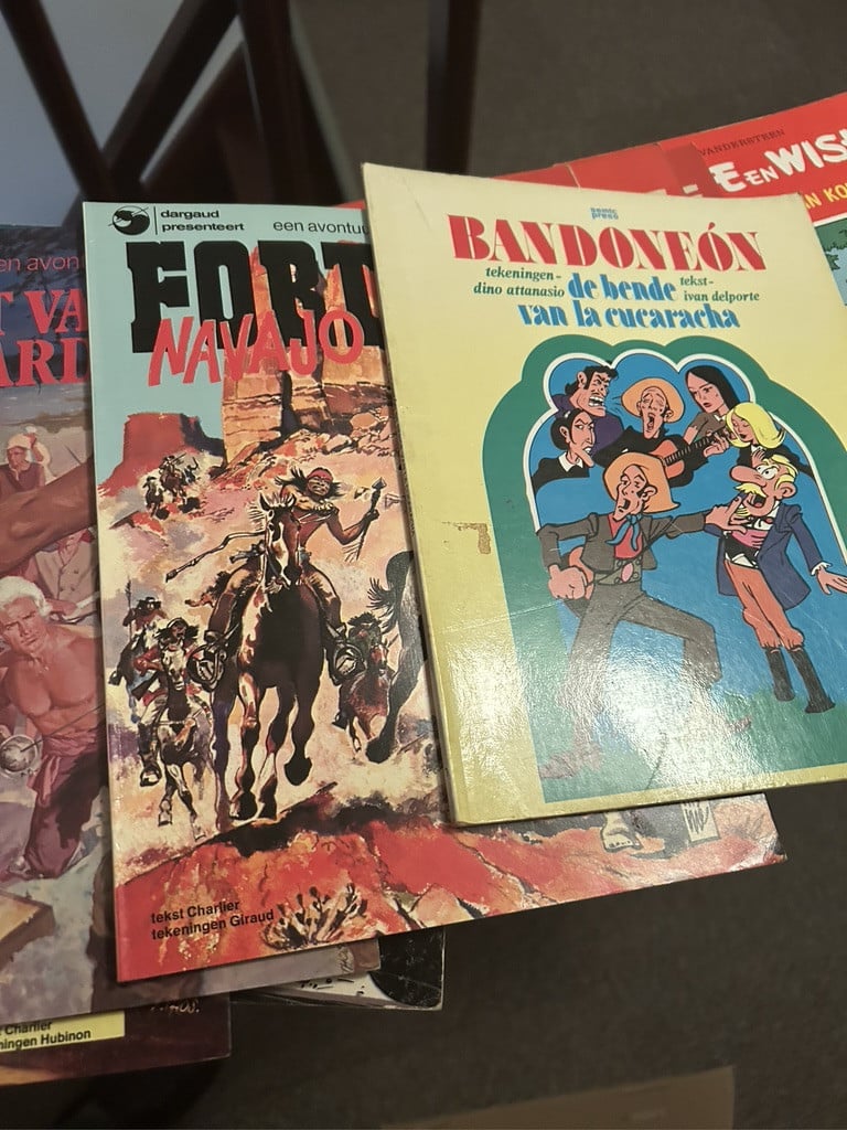 Verzameling stripboeken