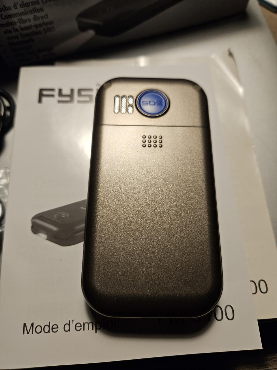 Zgan Fysic FM-9100 senioren flip telefoon simlookvrij...